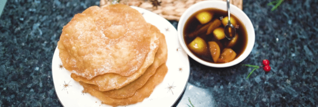 BUÑUELOS CASEROS NAVIDEÑOS