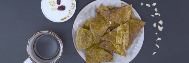 CHIPS DE PAN PITA CON CANELA