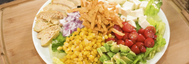 ENSALADA MEXICANA CON POLLO