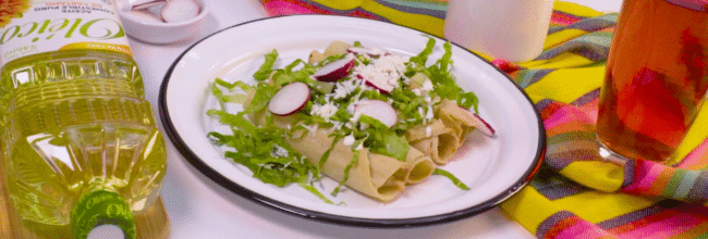 FLAUTAS DE POLLO