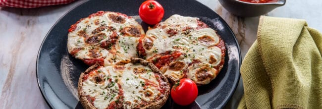 Portobello pizza