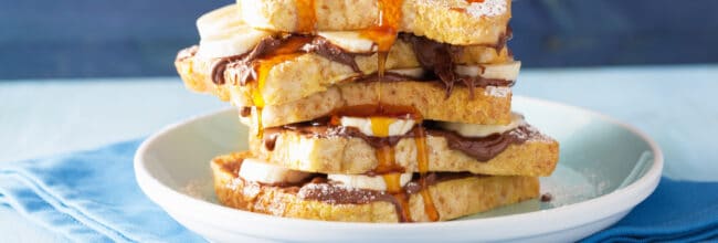 S'mores banana toast