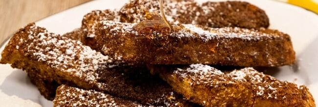 tiras de french toast en air fryer