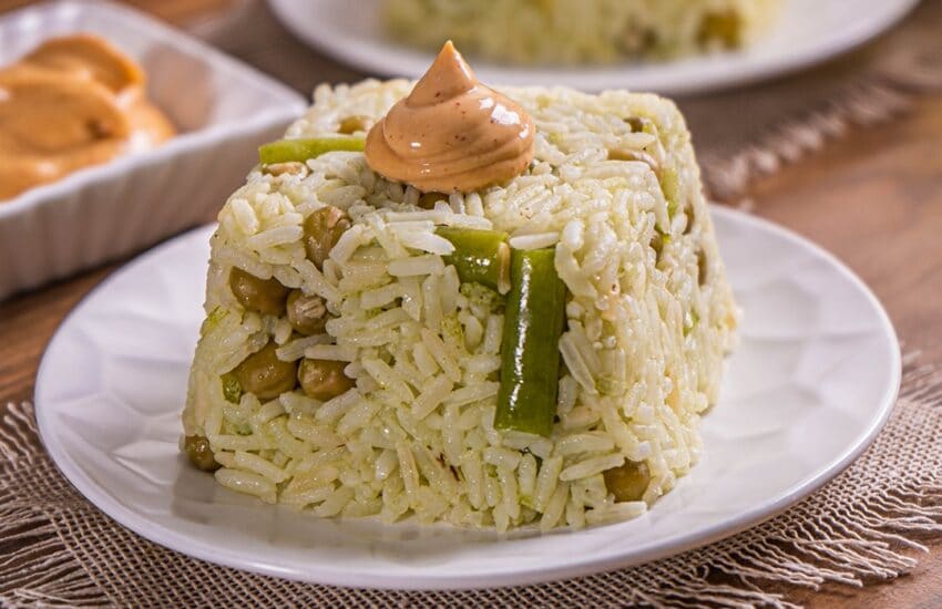 arroz al cilantro