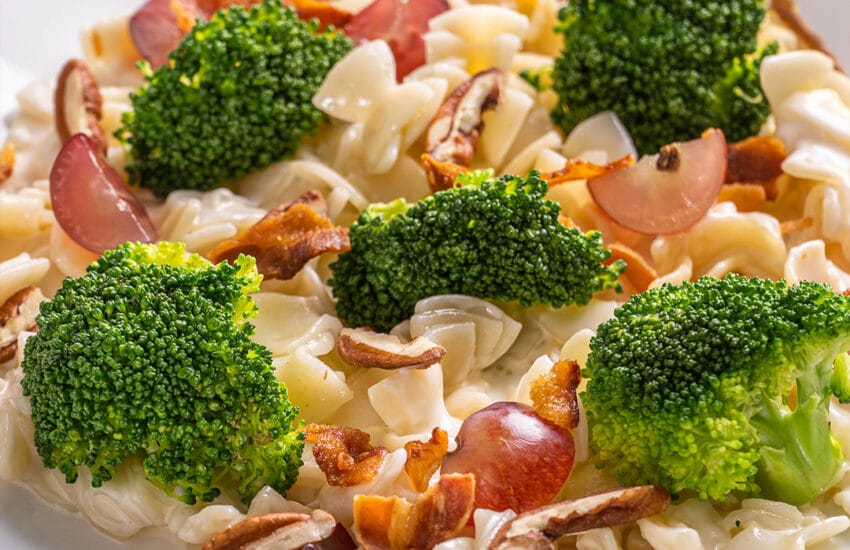 ensalada de brócoli con pasta