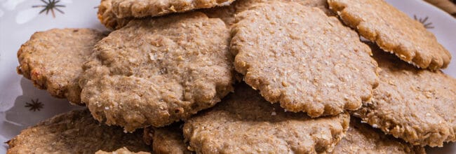 galletas de canela integrales