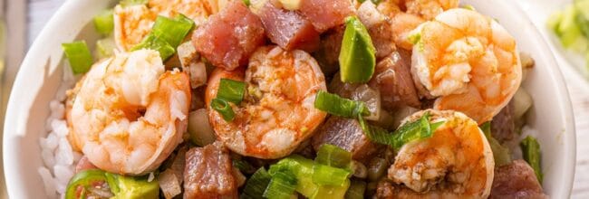 Poke bowl de mariscos