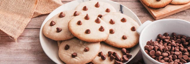 galletas express con chispas de chocolate