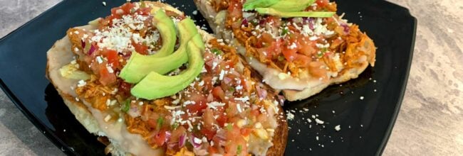 molletes de cochinita