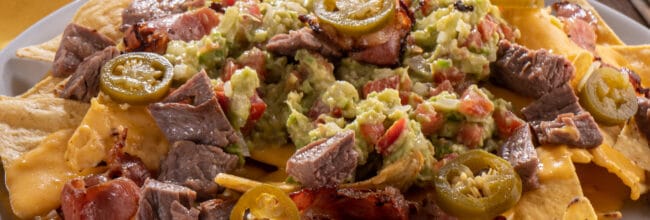 nachos con arrachera