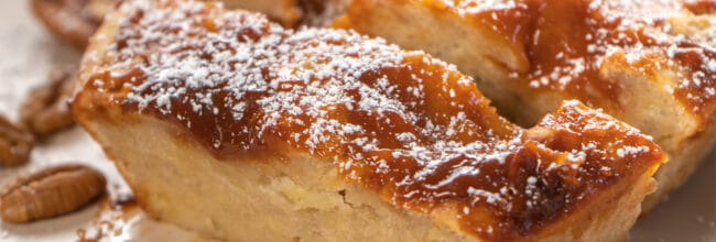 pan de plátano con cajeta