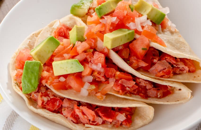 Tacos de marlin a la mexicana | Delination