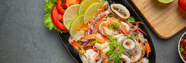 ensalada de mariscos