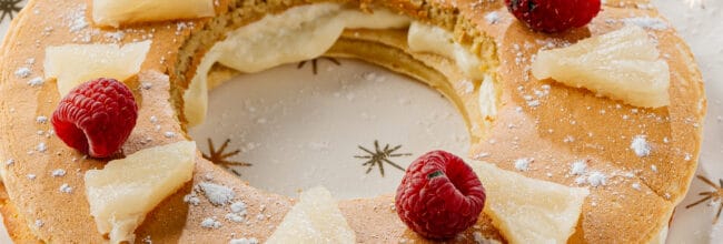 rosca rellena al sartén