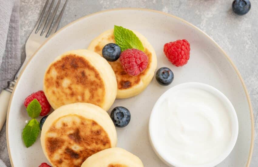 Mini pancakes esponjosos