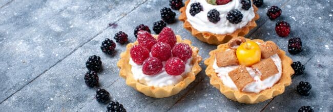 Mini tartas de frutas