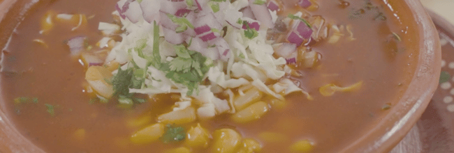 pozole rojo de cerdo