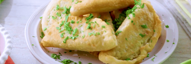 Empanadas con espinacas y queso ricotta