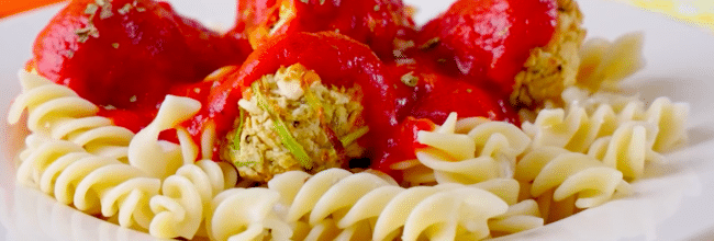 Albóndigas de avena con garbanzo