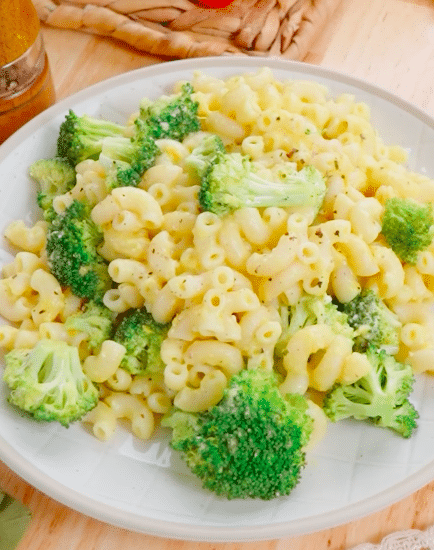mac & cheese con brocoli