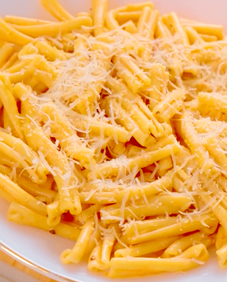 pasta en crema de tomate