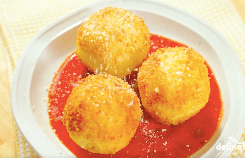 Bolitas de arroz a la italiana