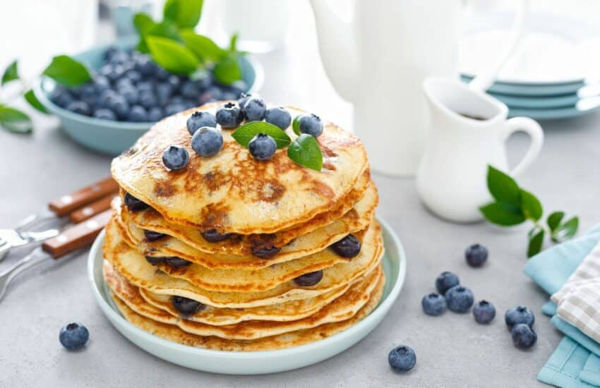 Pancakes con berries
