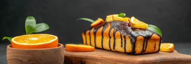 Pastel de naranja con chocolate