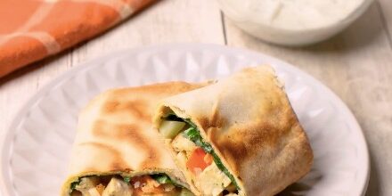 Wrap con pollo ranch