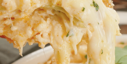 Dip con pollo alfredo