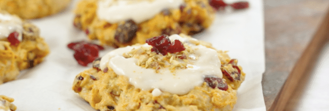 Galletas de zanahoria con avena