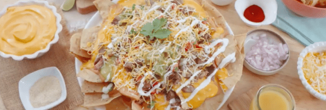 Nachos con carne