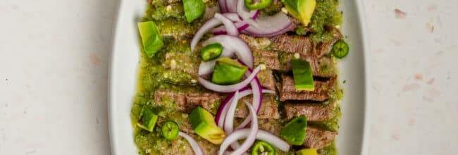 Aguachile verde de rib eye -2