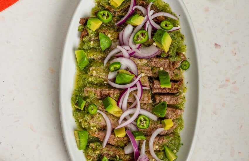 Aguachile verde de rib eye -2